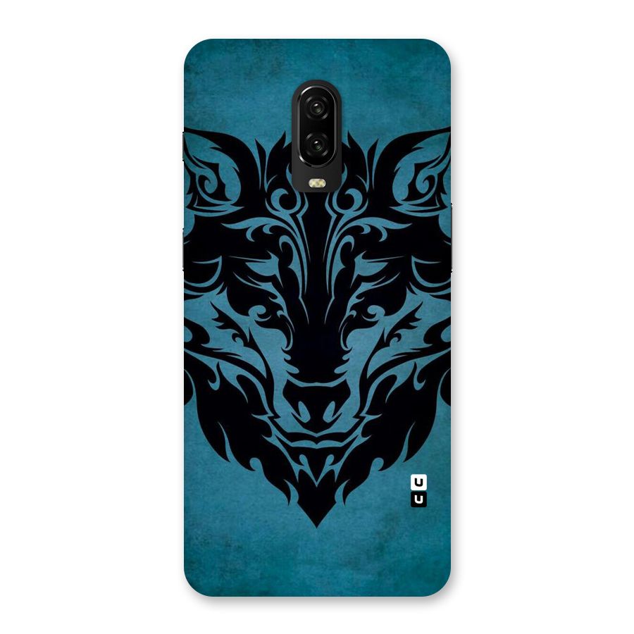 Black Artistic Wolf Back Case for OnePlus 6T