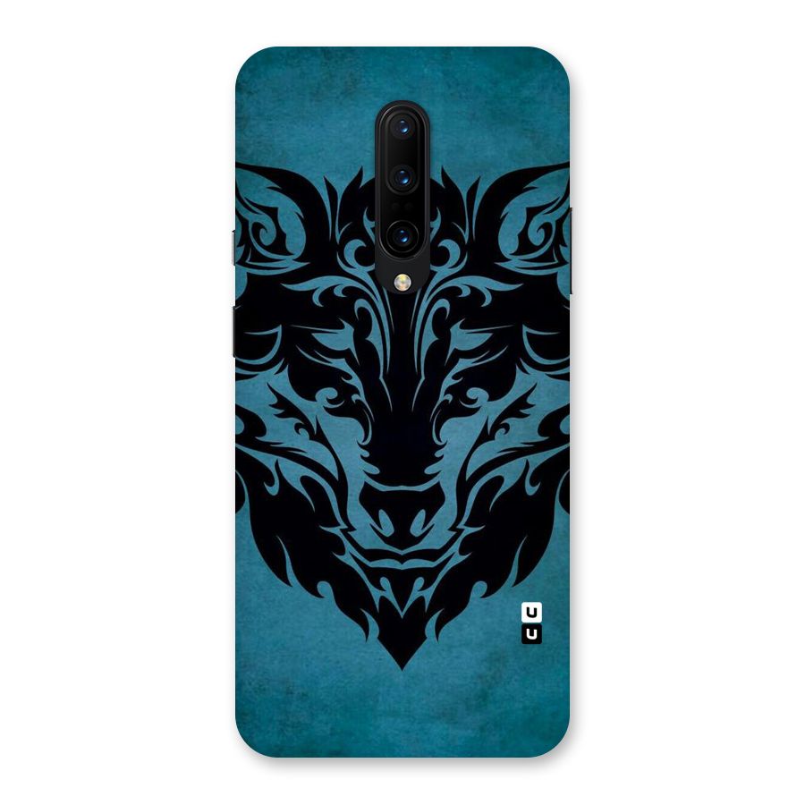 Black Artistic Wolf Back Case for OnePlus 7 Pro