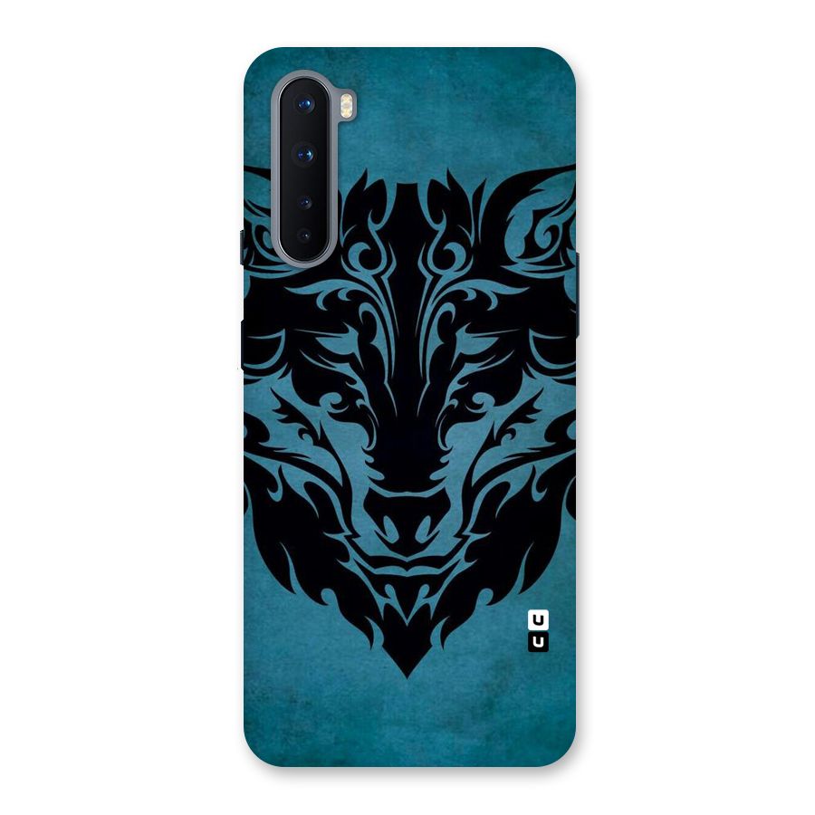 Black Artistic Wolf Back Case for OnePlus Nord