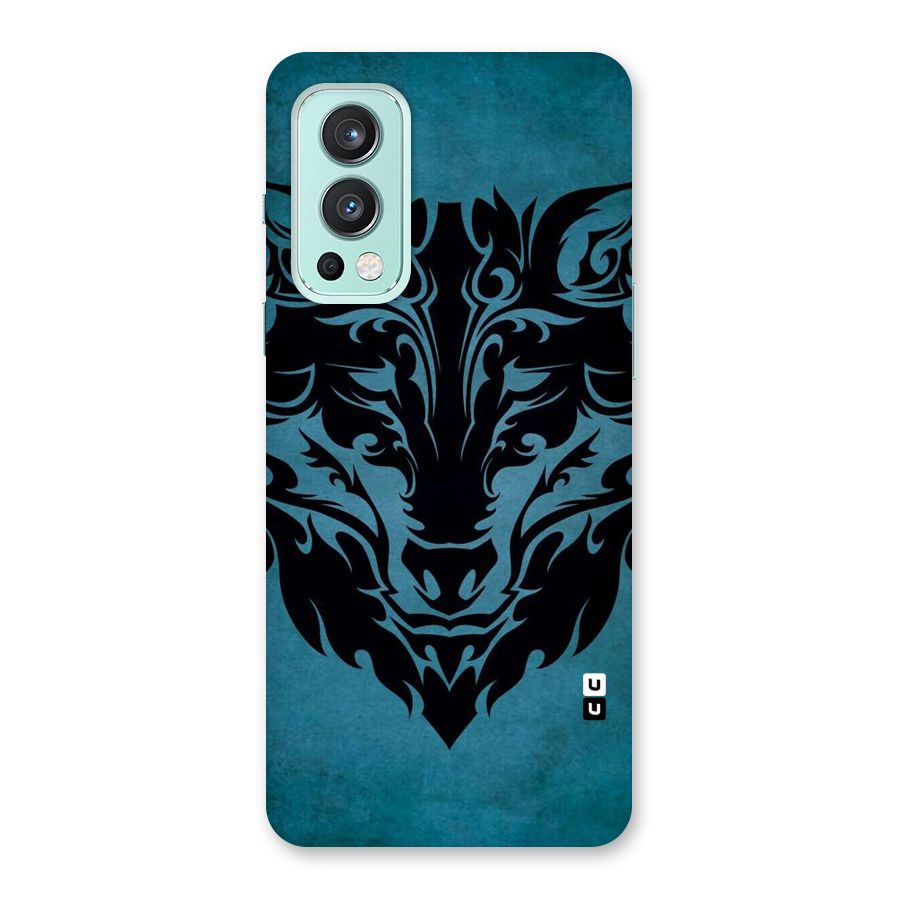 Black Artistic Wolf Back Case for OnePlus Nord 2 5G