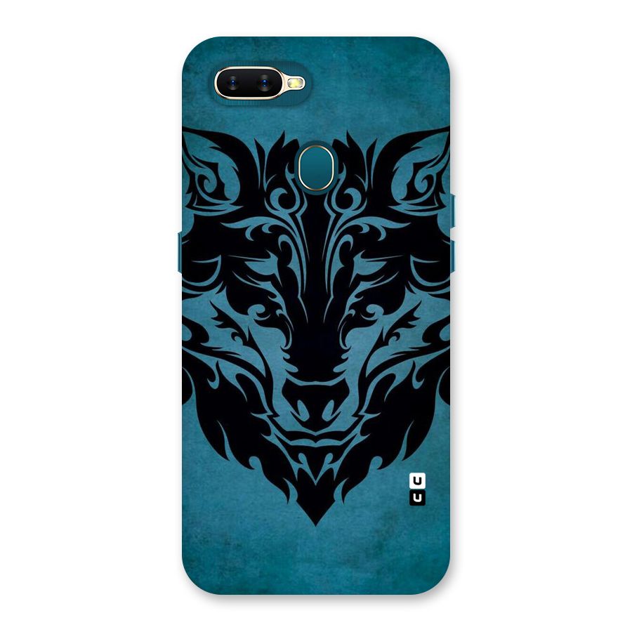 Black Artistic Wolf Back Case for Oppo A11k