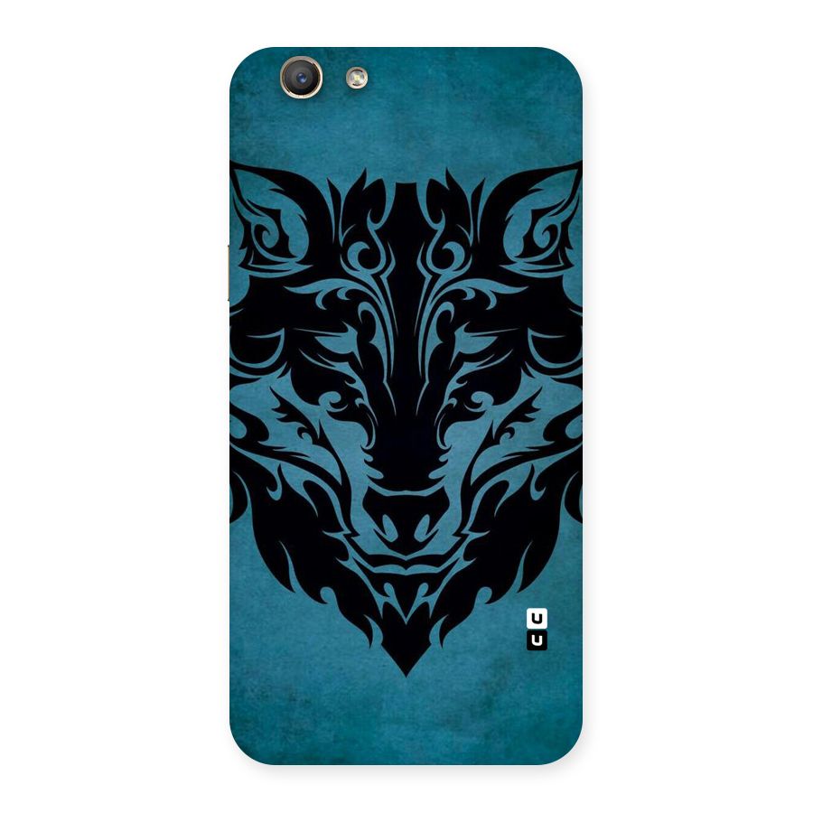 Black Artistic Wolf Back Case for Oppo A59