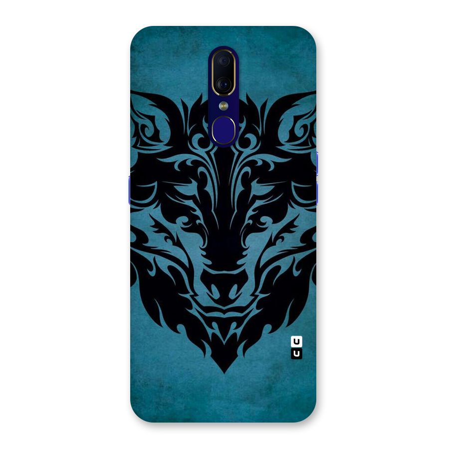 Black Artistic Wolf Back Case for Oppo A9