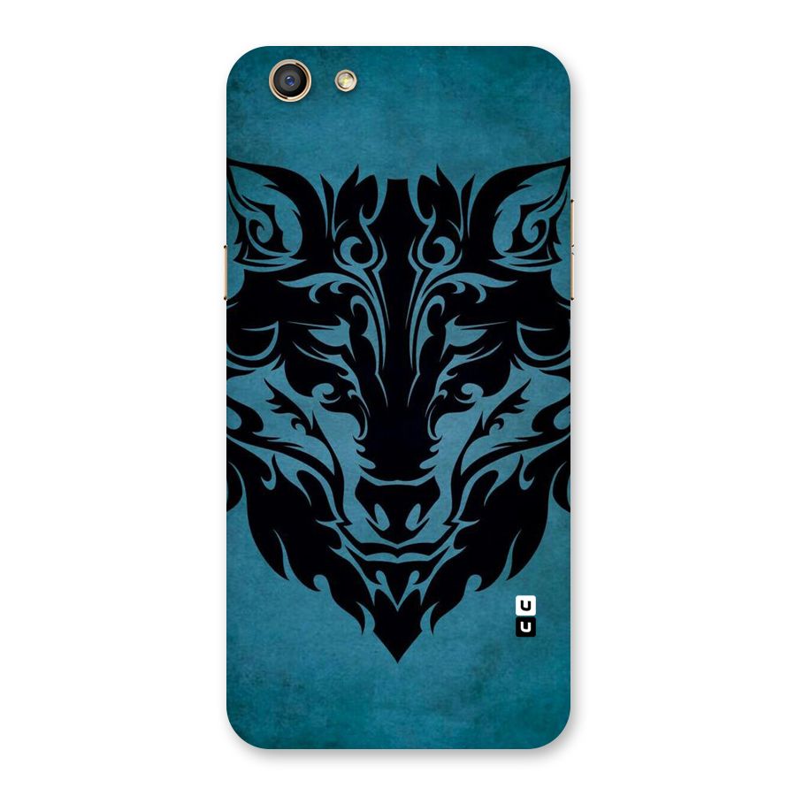Black Artistic Wolf Back Case for Oppo F3
