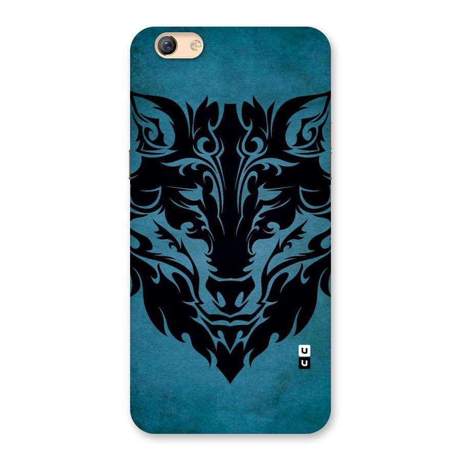 Black Artistic Wolf Back Case for Oppo F3 Plus