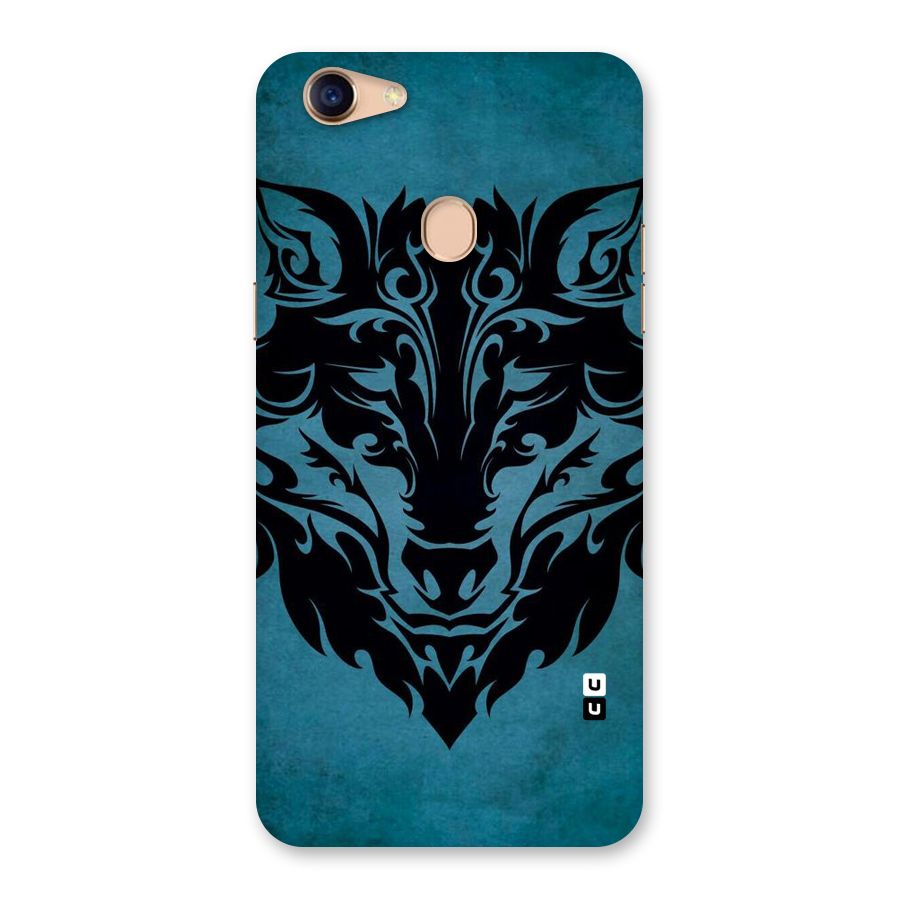 Black Artistic Wolf Back Case for Oppo F5