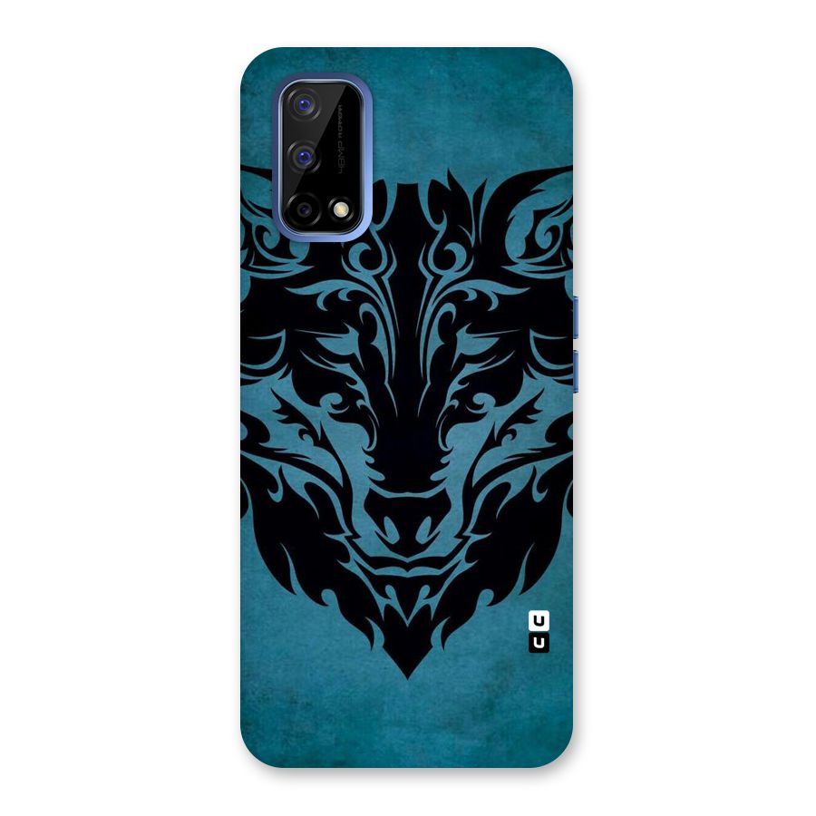 Black Artistic Wolf Back Case for Realme Narzo 30 Pro