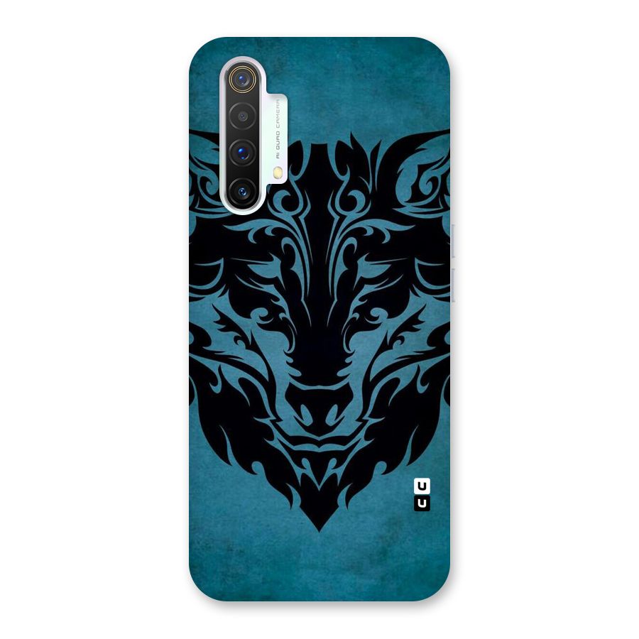 Black Artistic Wolf Back Case for Realme X3