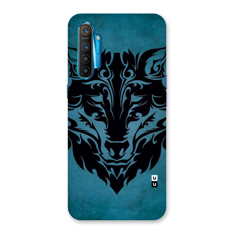 Black Artistic Wolf Back Case for Realme XT