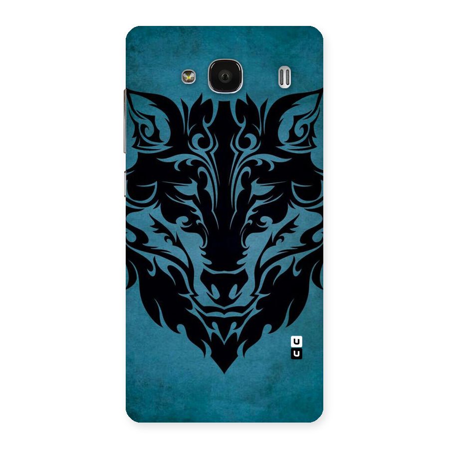 Black Artistic Wolf Back Case for Redmi 2s