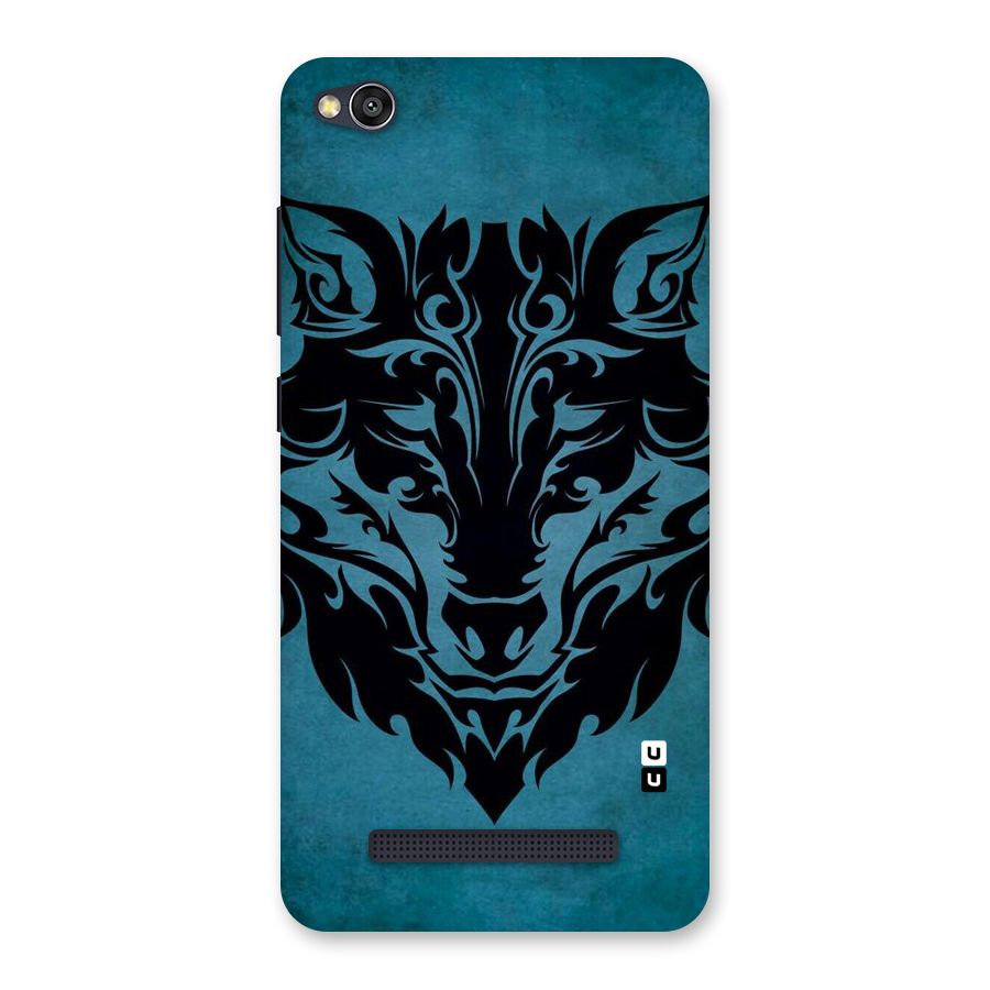 Black Artistic Wolf Back Case for Redmi 4A