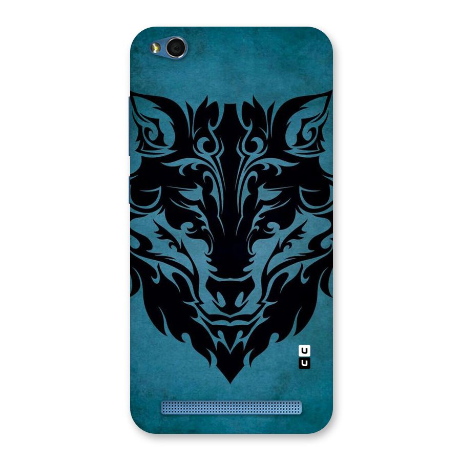 Black Artistic Wolf Back Case for Redmi 5A