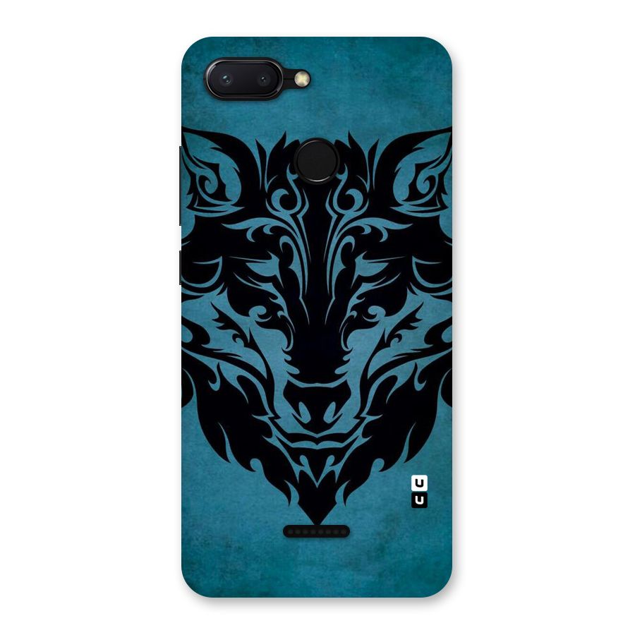 Black Artistic Wolf Back Case for Redmi 6
