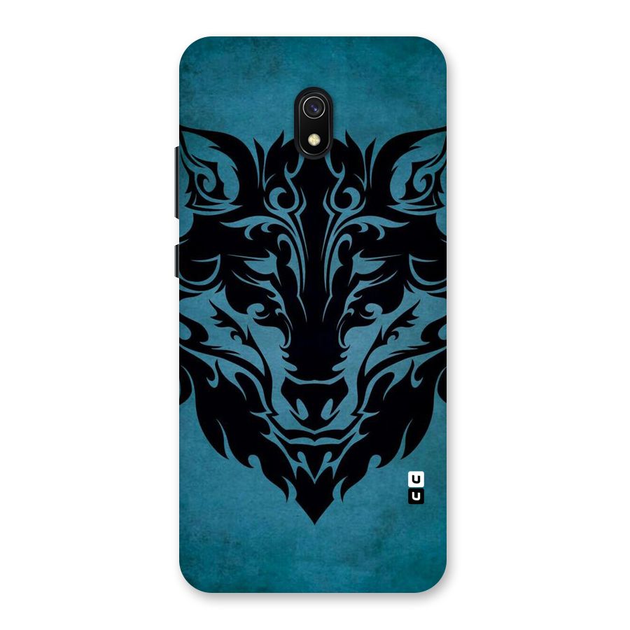 Black Artistic Wolf Back Case for Redmi 8A