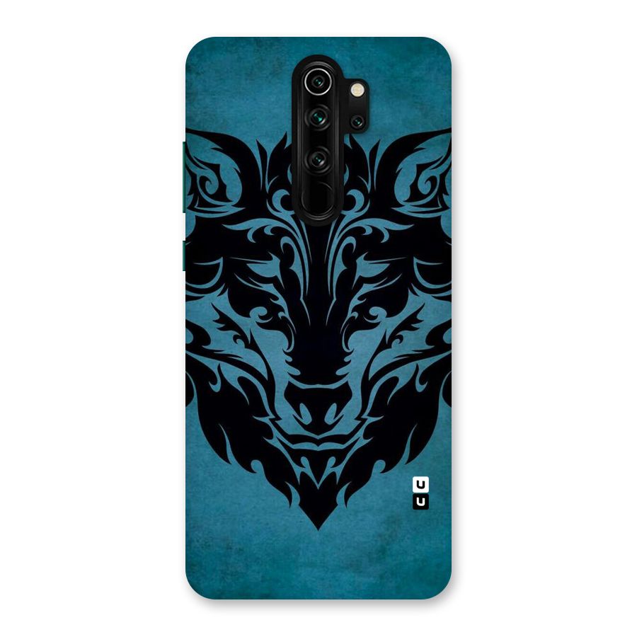 Black Artistic Wolf Back Case for Redmi Note 8 Pro
