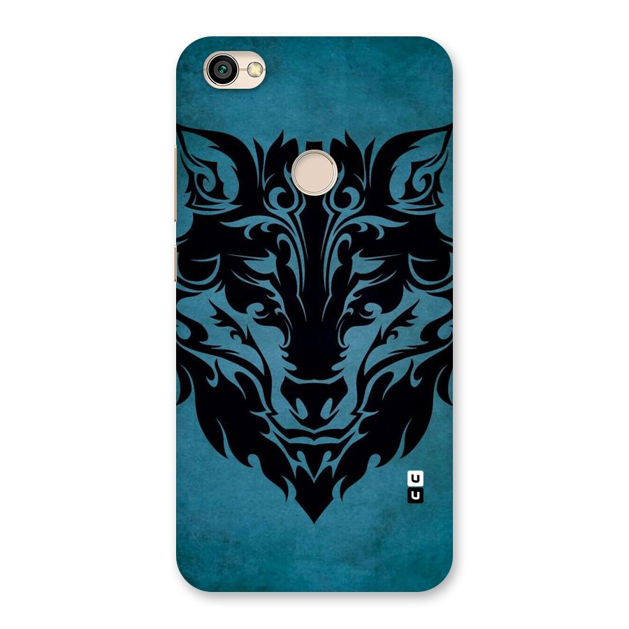 Black Artistic Wolf Back Case for Redmi Y1 2017