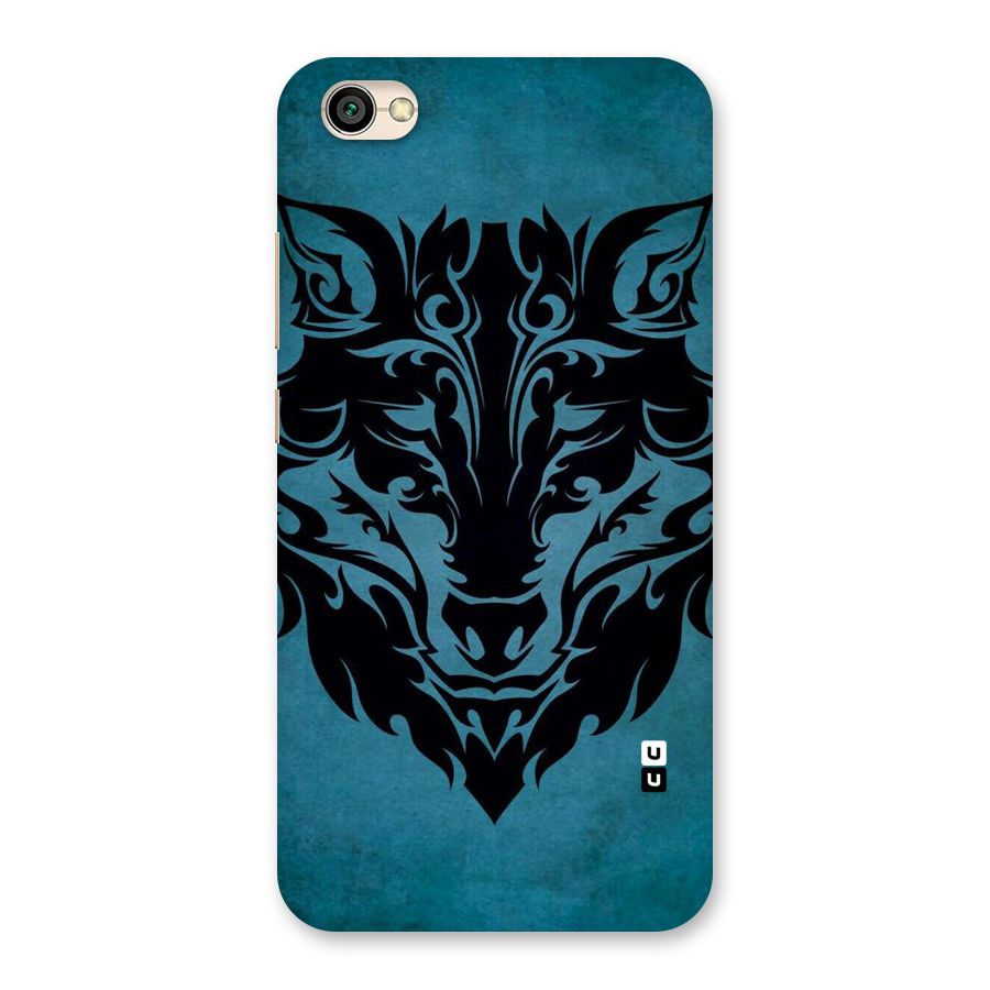 Black Artistic Wolf Back Case for Redmi Y1 Lite
