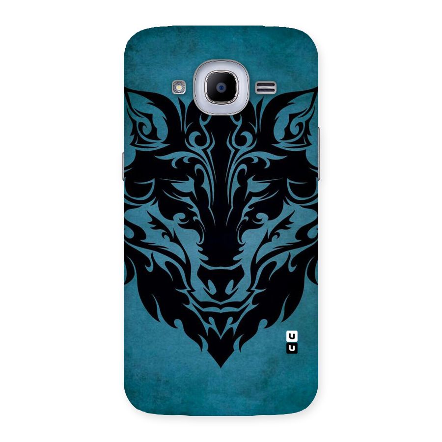 Black Artistic Wolf Back Case for Samsung Galaxy J2 2016