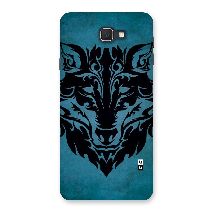 Black Artistic Wolf Back Case for Samsung Galaxy J7 Prime