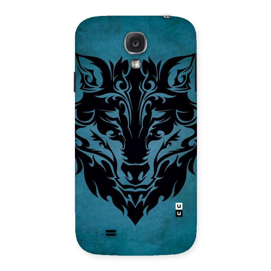 Black Artistic Wolf Back Case for Samsung Galaxy S4