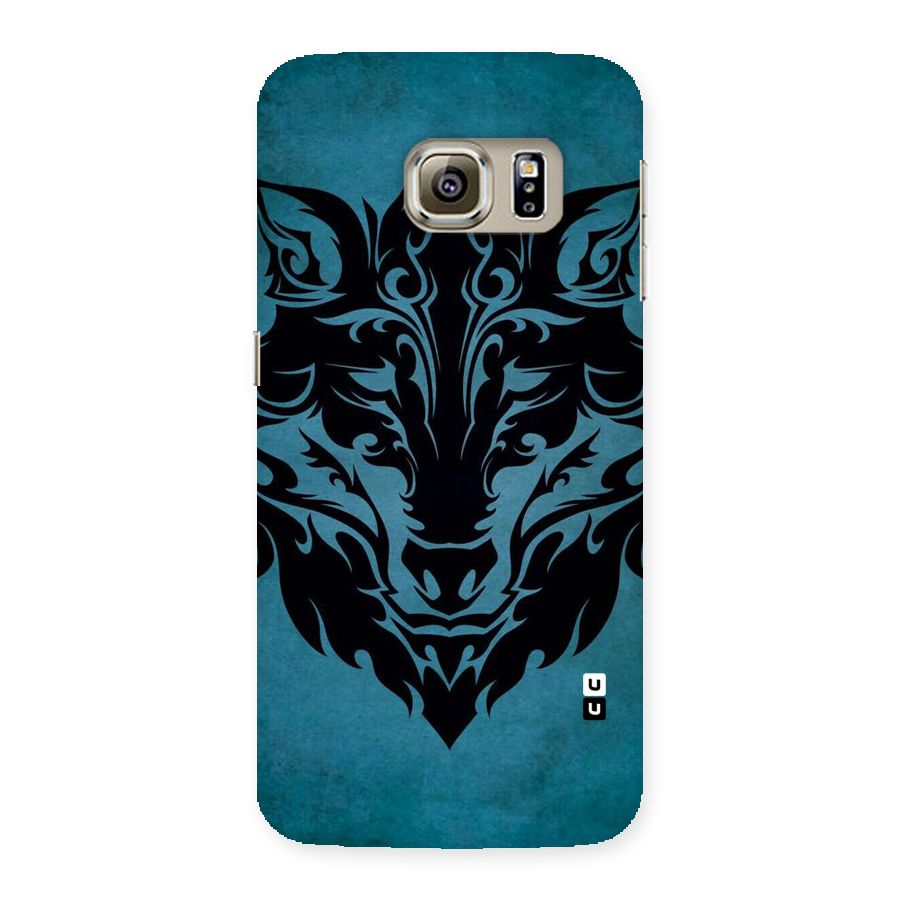 Black Artistic Wolf Back Case for Samsung Galaxy S6 Edge