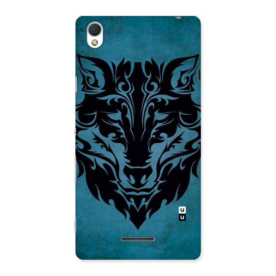 Black Artistic Wolf Back Case for Sony Xperia T3