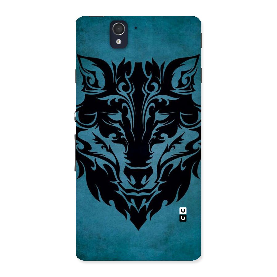 Black Artistic Wolf Back Case for Sony Xperia Z