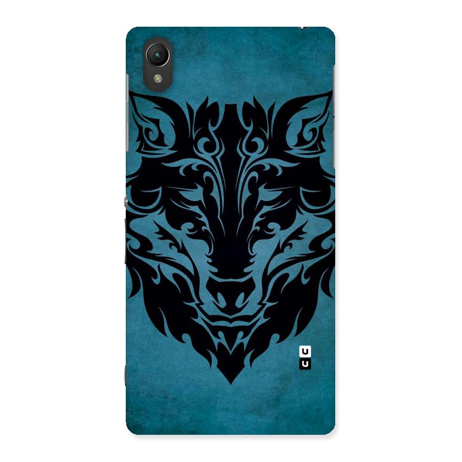 Black Artistic Wolf Back Case for Sony Xperia Z2