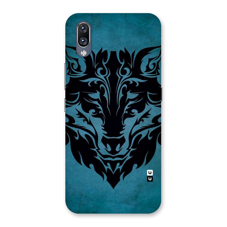 Black Artistic Wolf Back Case for Vivo NEX