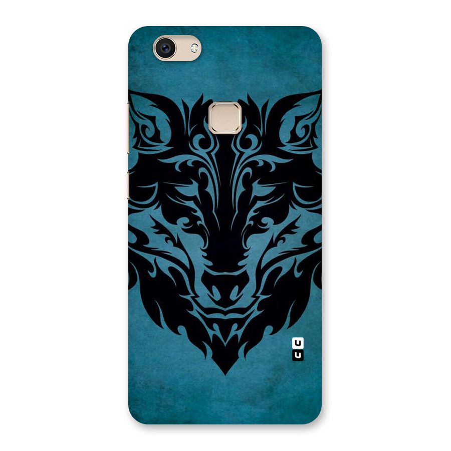 Black Artistic Wolf Back Case for Vivo V7
