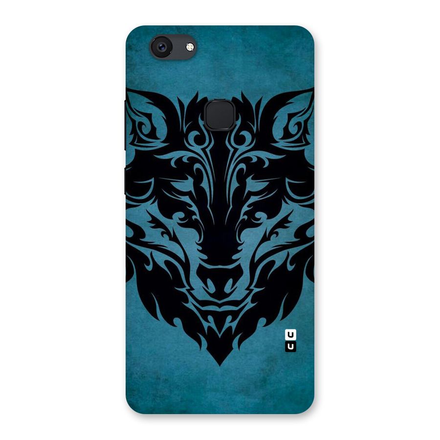 Black Artistic Wolf Back Case for Vivo V7 Plus