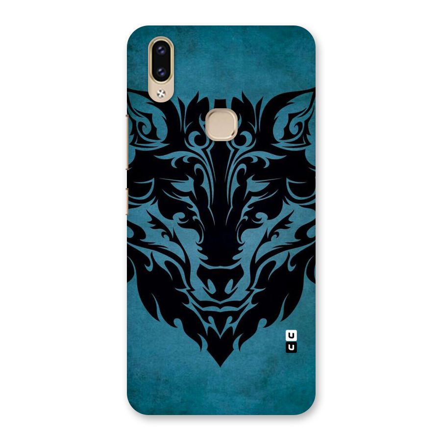 Black Artistic Wolf Back Case for Vivo V9