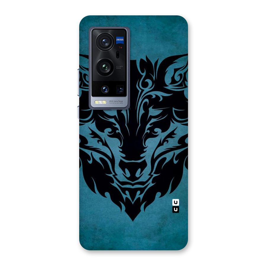 Black Artistic Wolf Back Case for Vivo X60 Pro Plus