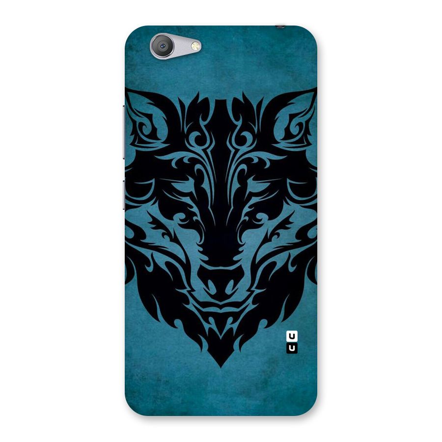 Black Artistic Wolf Back Case for Vivo Y53