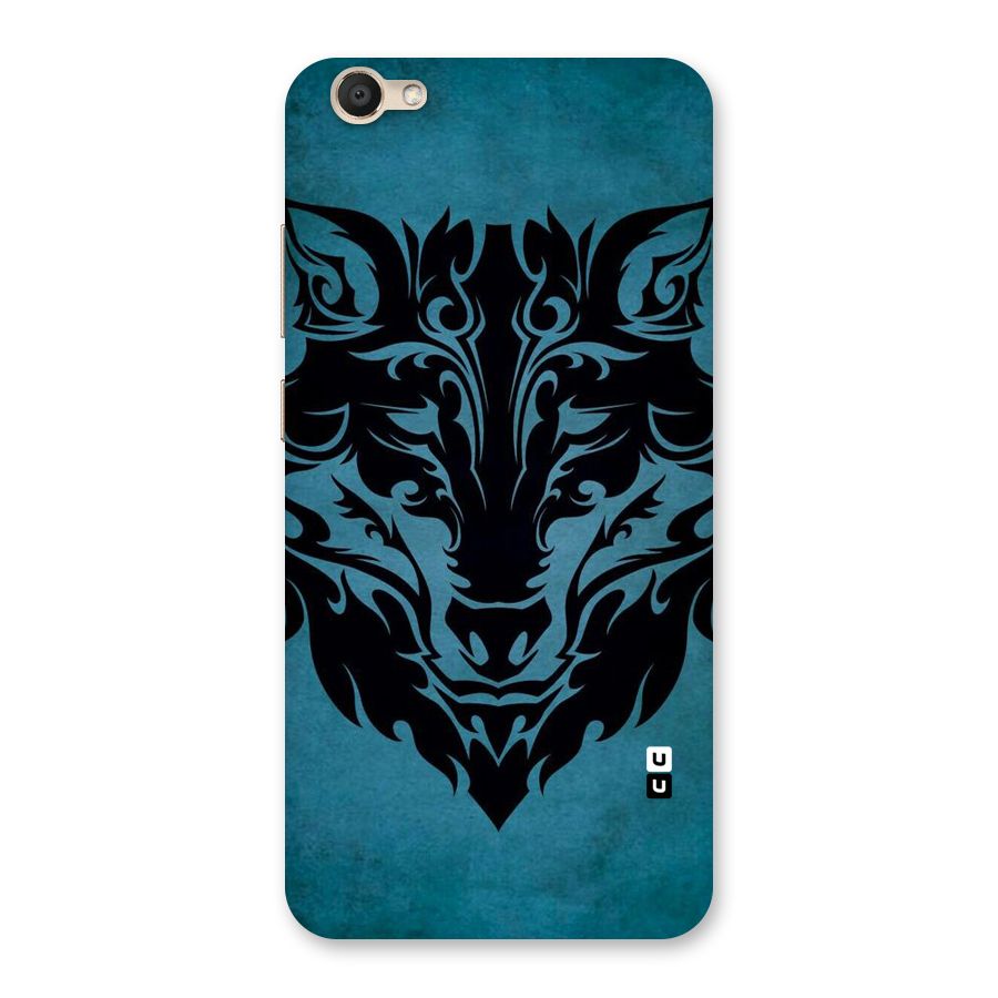 Black Artistic Wolf Back Case for Vivo Y67