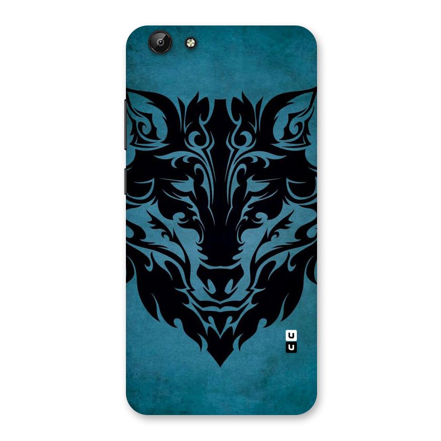 Black Artistic Wolf Back Case for Vivo Y69