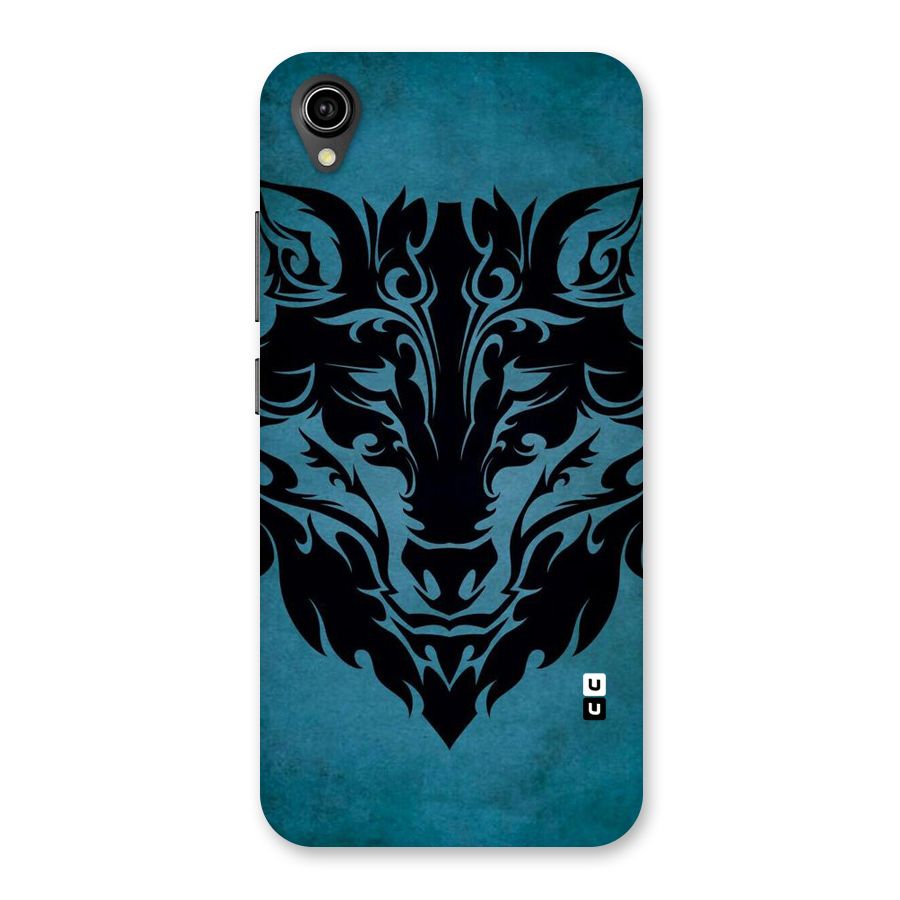 Black Artistic Wolf Back Case for Vivo Y91i