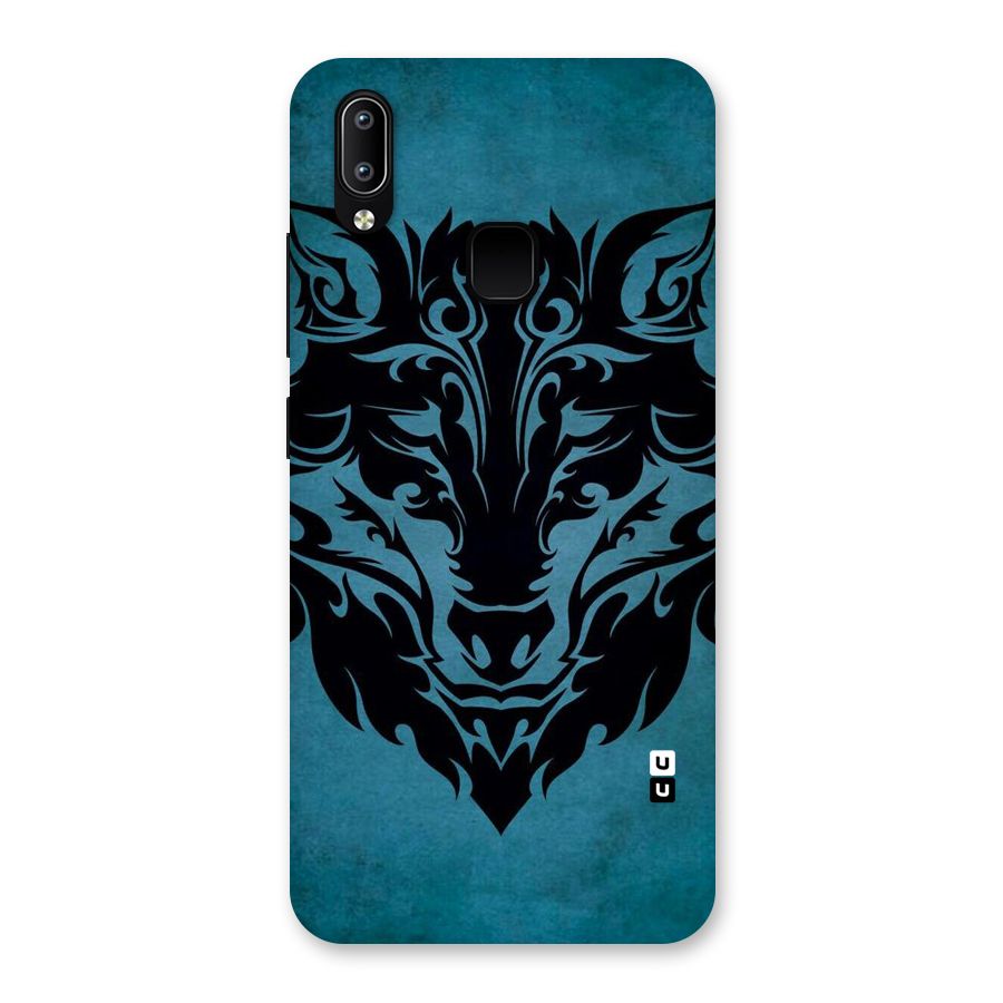 Black Artistic Wolf Back Case for Vivo Y93