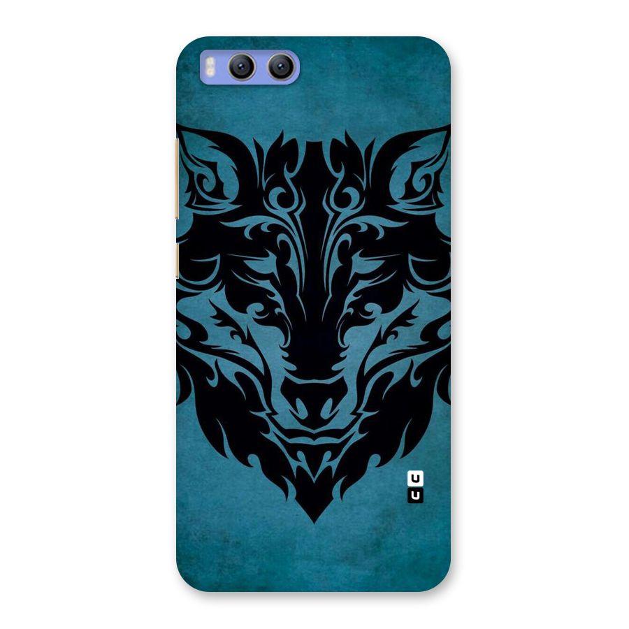 Black Artistic Wolf Back Case for Xiaomi Mi 6