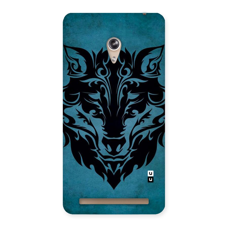 Black Artistic Wolf Back Case for Zenfone 6