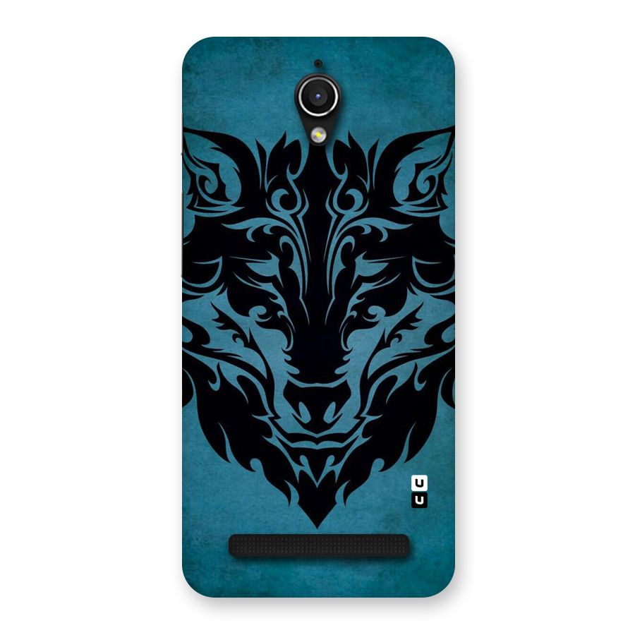 Black Artistic Wolf Back Case for Zenfone Go