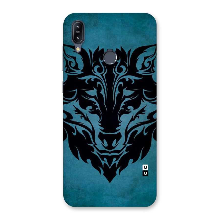 Black Artistic Wolf Back Case for Zenfone Max M2
