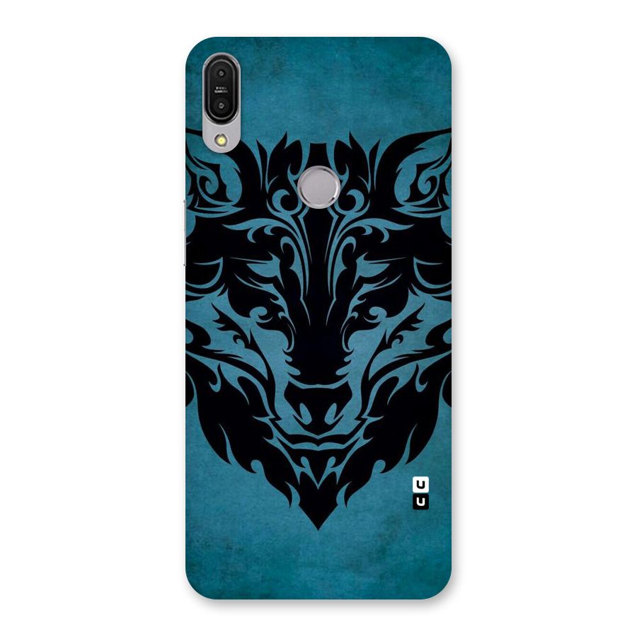 Black Artistic Wolf Back Case for Zenfone Max Pro M1