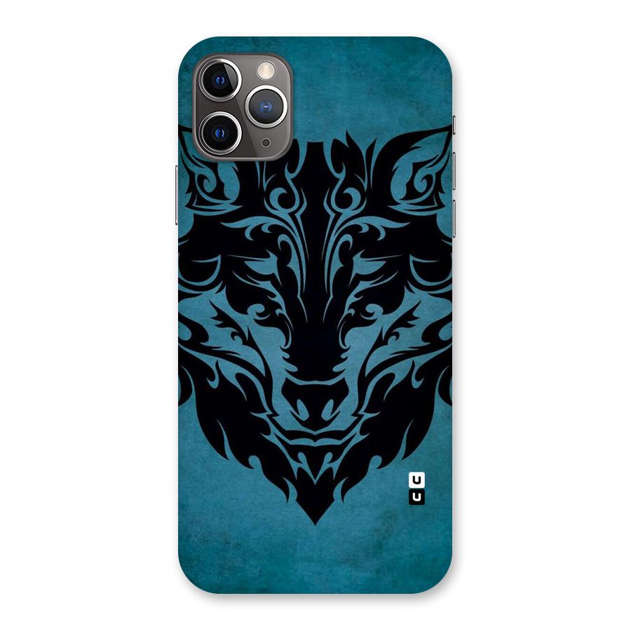 Black Artistic Wolf Back Case for iPhone 11 Pro Max