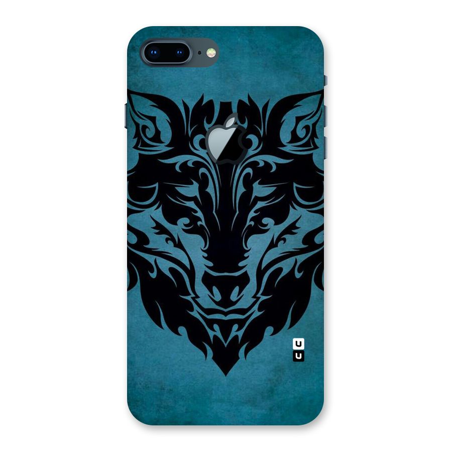 Black Artistic Wolf Back Case for iPhone 7 Plus Apple Cut