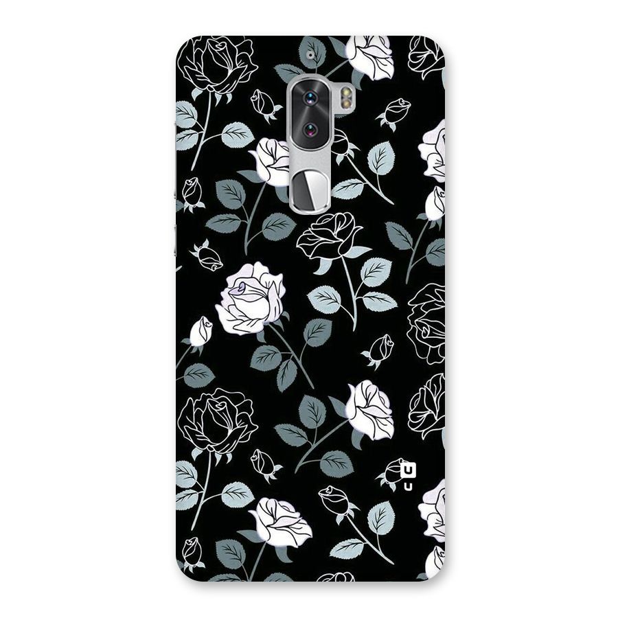 Black Artsy Bloom Back Case for Coolpad Cool 1
