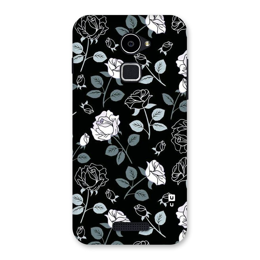 Black Artsy Bloom Back Case for Coolpad Note 3 Lite