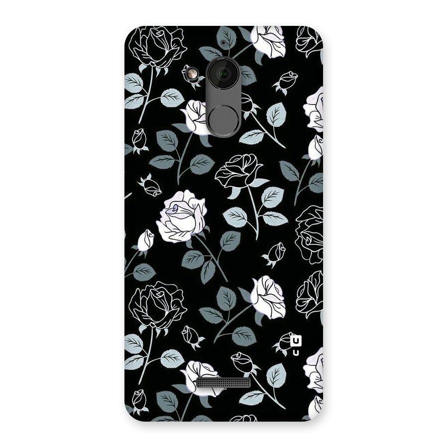 Black Artsy Bloom Back Case for Coolpad Note 5