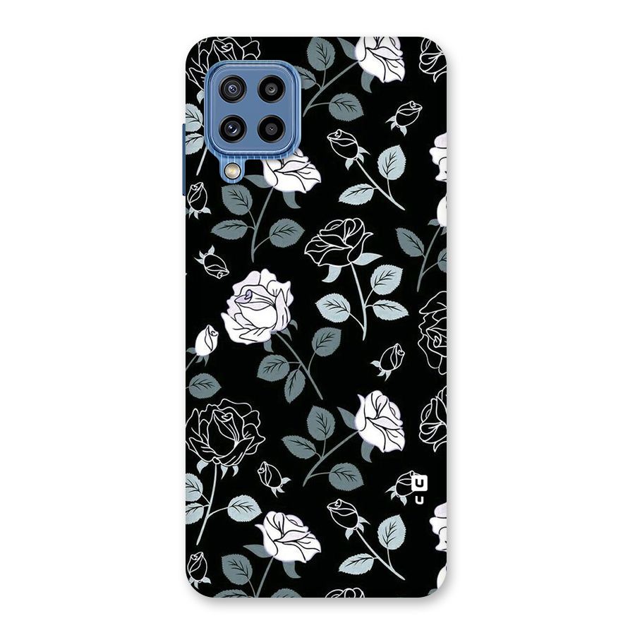 Black Artsy Bloom Back Case for Galaxy M32