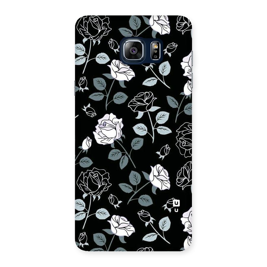 Black Artsy Bloom Back Case for Galaxy Note 5